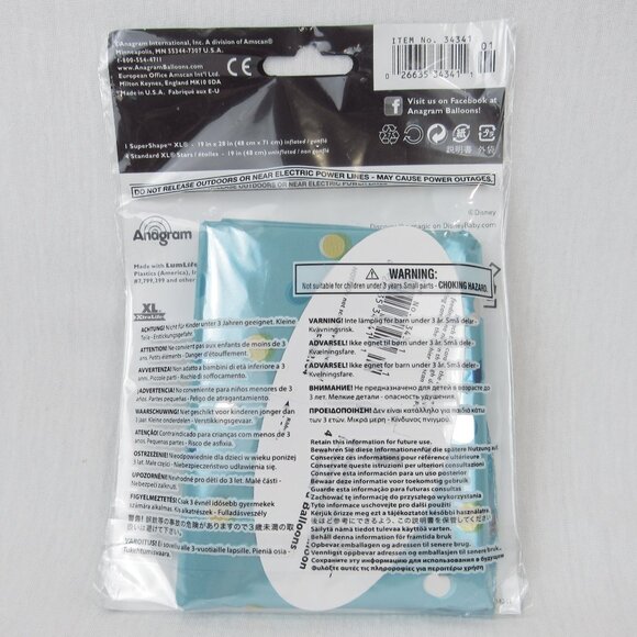 Mickey Mouse Balloon Bouquet 1st Birthday Age 1 Party Decorations Pack of 5 - Picture 5 of 5